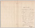 Pascal-Adolphe-Jean Dagnan-Bouveret- Lettre autographe sign&eacute;e - 1899. Pascal-Adolphe-Jean DAGNAN-BOUVERET