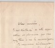Pascal-Adolphe-Jean Dagnan-Bouveret- Lettre autographe sign&eacute;e - 1899. Pascal-Adolphe-Jean DAGNAN-BOUVERET