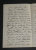 Pierre Hippolyte RENAULT- LETTRE AUTOGRAPHE SIGN&Eacute;E &Agrave; Robinet, 4 pages, 1862. Pierre Hippolyte RENAULT