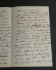 Pierre Hippolyte RENAULT- LETTRE AUTOGRAPHE SIGN&Eacute;E &Agrave; Robinet, 4 pages, 1862. Pierre Hippolyte RENAULT