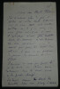 Gustave KAHN - EXCEPTIONNELLE LETTRE AUTOGRAPHE SIGN&Eacute;E DE 16 PAGES A Paul FORT. Gustave KAHN