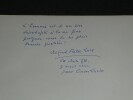 Alfred FABRE-LUCE Pens&eacute;e autographe sign&eacute;e en 1978 1 page. Alfred FABRE-LUCE