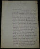 Marie Albert janvier Une des rares lettre autographe sign&eacute;e r&eacute;v&eacute;rend p&egrave;re 1926. Marie-Albert JANVIER