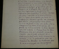 Marie Albert janvier Une des rares lettre autographe sign&eacute;e r&eacute;v&eacute;rend p&egrave;re 1926. Marie-Albert JANVIER