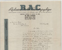 Jean-Claude Renard - Lettre autographe sign&eacute;e "la revue RESURRECTION" 1945. Jean-Claude RENARD