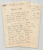 Lucien Deiss - Lettre autographe sign&eacute;e &agrave; l'Abb&eacute; Morel. Lucien DEISS