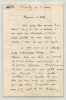Lucien Deiss - Lettre autographe sign&eacute;e &agrave; l'Abb&eacute; Morel. Lucien DEISS