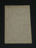 Abb&eacute; Joffre - Lettre autographe sign&eacute;e &agrave; Mr Blanchot - GUERRE 14/18 - 4 pages. Abb&eacute; Joffre