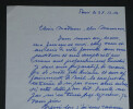 Victor BEYER , Historien de l'art alsacien - LETTRE AUTOGRAPHE SIGN&Eacute;E - 1980. Victor BEYER