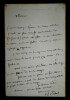 Pierre-Fran&ccedil;ois TISSOT - LETTRE AUTOGRAPHE SIGN&Eacute;E. Pierre-Fran&ccedil;ois TISSOT