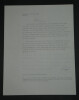 Colonel R&eacute;my - Une Lettre Sign&eacute;e de 1960 D&eacute;voile ses Pens&eacute;es sur l’Alg&eacute;rie. Colonel REMY