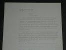 Colonel R&eacute;my - Une Lettre Sign&eacute;e de 1960 D&eacute;voile ses Pens&eacute;es sur l’Alg&eacute;rie. Colonel REMY