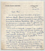 Fran&ccedil;ois Aman-Jean - Lot de 2 lettres autographes sign&eacute;es &agrave; Pierre Lhoste - 1963. Fran&ccedil;ois AMAN-JEAN