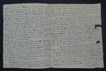 Am&eacute;d&eacute;e de BAST - LETTRE AUTOGRAPHE SIGNEE A M. BERAUDIERE, 16 d&eacute;cembre 1836. Am&eacute;d&eacute;e de BAST