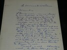Jean ALBERT - Manuscrit autographe sign&eacute; "La cuisine de Madame" 2 pages. Jean AJALBERT
