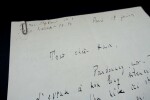 Florise LONDRES - LETTRE AUTOGRAPHE SIGN&Eacute;E, &Agrave; UNE AMIE, JANVIER 1939. Florise LONDRES