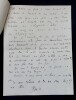Florise LONDRES - LETTRE AUTOGRAPHE SIGN&Eacute;E, &Agrave; UNE AMIE, JANVIER 1939. Florise LONDRES