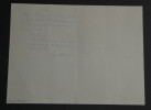 Paul MAYER - LETTRE AUTOGRAPHE SIGN&Eacute;E. Paul MAYER