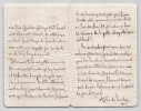 Agla&eacute; de Corday - Lettre autographe sign&eacute;e au Marquis de Valois, 4 pages - 1854. Agla&eacute; de CORDAY
