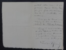 Louise READ - LETTRE AUTOGRAPHE SIGN&Eacute;E, 1896. Louise READ