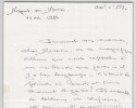 Albert P. de Mirimonde, Lettre autographe sign&eacute;e de f&eacute;licitations, 2 Pages 1971. Albert P. de MIRIMONDE
