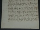 Hans Christian Orsted - Belle lettre autographe sign&eacute;e &agrave; Monsieur Puerari - 1819. Hans Christian ORSTED