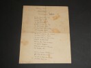 Friedrich Hornfeck - Po&egrave;mes autographes Schenkenbuch: Rhein-und Weinlieder 1855. Friedrich HORNFECK