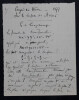 Gaston  DE LONGCHAMPS -MANUSCRITS AUTOGRAPHES MATHEMATIQUE 5 PAGES 1877. Gaston Albert Gohierre DE LONGCHAMPS