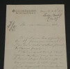 Adolphe-Fran&ccedil;ois-Lucien TARDIF - LETTRE AUTOGRAPHE SIGN&Eacute;E, 1876, Marseille. Adolphe-Fran&ccedil;ois-Lucien TARDIF