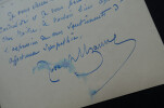 Joseph UZANNE, jounaliste - LETTRE AUTOGRAPHE SIGN&Eacute;E, 1929. Joseph UZANNE