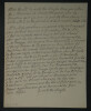 Vicomte du CHAYLA - LETTRE AUTOGRAPHE SIGN&Eacute;E, ravitaillement des troupes. Armand Simon Marie Blanquet du CHAYLA