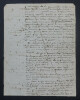 Am&eacute;d&eacute;e de BAST - MANUSCRIT AUTOGRAPHE SIGNE DEDICACE A Giacomo MEYERBEER. Am&eacute;d&eacute;e de BAST