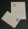 Oscar BARDI de FOURTOU - LETTRE AUTOGRAPHE SIGN&Eacute;E, 11 janvier 1885. Oscar BARDI de FOURTOU