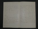 Amiral Henri GARNAULT - LETTRE AUTOGRAPHE SIGN&Eacute;E DE 4 PAGES 1872. Henri GARNAULT