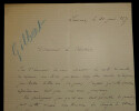 Louis-Philippe GILBERT - LETTRE AUTOGRAPHE SIGN&Eacute;E + NOTES A Charles-Ange LAISANT. Louis-Philippe GILBERT