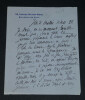 Salomon REINACH - LETTRE AUTOGRAPHE SIGN&Eacute;E - Boulogne-sur-Seine - 2 pages - 1928. Salomon REINACH