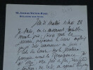Salomon REINACH - LETTRE AUTOGRAPHE SIGN&Eacute;E - Boulogne-sur-Seine - 2 pages - 1928. Salomon REINACH