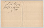 &Eacute;mile Chatelain - Lettre autographe sign&eacute;e &agrave; un grand po&egrave;te - 1929. &Eacute;mile CHATELAIN