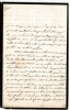 Ad&egrave;le-Rosalie COLLART-DUTILLEUL - peintre - Longue lettre autographe sign&eacute;e 3 p. Ad&egrave;le-Rosalie COLLART-DUTILLEUL