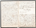 Ad&egrave;le-Rosalie COLLART-DUTILLEUL - peintre - Longue lettre autographe sign&eacute;e 3 p. Ad&egrave;le-Rosalie COLLART-DUTILLEUL