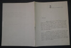 Henri D'ORL&Eacute;ANS, Comte de Paris - TAPUSCRIT SIGN&Eacute; 1937 PROPAGANDE ANARCHIE. Henri D'ORL&Eacute;ANS