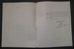 Henri D'ORL&Eacute;ANS, Comte de Paris - TAPUSCRIT SIGN&Eacute; 1937 PROPAGANDE ANARCHIE. Henri D'ORL&Eacute;ANS
