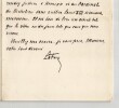 Auguste Nompar de Caumont - Lettre autographe sign&eacute;e du &agrave; Thierry Maulnier 1949. Auguste Nompar de Caumont