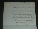 Herv&eacute; de Beaulieu- Lettre sign&eacute;e &agrave; Monsieur Turpin, Agent du Tr&eacute;sor Public- 1792. Jules-&Eacute;mile-Fran&ccedil;ois Herv&eacute; de Beaulieu