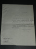 Gaetano Manzoni - Lettre dactylographi&eacute;e sign&eacute;e &agrave; Armand Godoy - Foch - 1929. Gaetano MANZONI