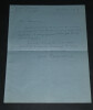 Yvon Lapaquellerie - Rare lettre autographe sign&eacute;e &agrave; Armand Godoy - Foch - 1929. Yvon LAPAQUELLERIE