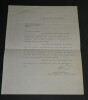 Ricardo Herrera - Lettre dactylographi&eacute;e sign&eacute;e &agrave; Armand Godoy - Foch - 1929. Ricardo HERRERA