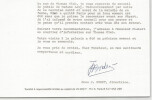 Anne J. Bodet - Lettre dactylographi&eacute;e sign&eacute;e &agrave; Pierre L&eacute;vy - Galart&eacute; - 1985. Anne J. BODET