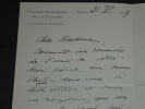 Le G&eacute;n&eacute;ral Weygand - Lettre autographe sign&eacute;e &agrave; Armand Godoy - Foch - 1929. Maxime WEYGAND