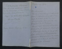 BAUER Henry - LETTRE AUTOGRAPHE SIGN&Eacute;E, 20 janvier 1904. Henry BAUER